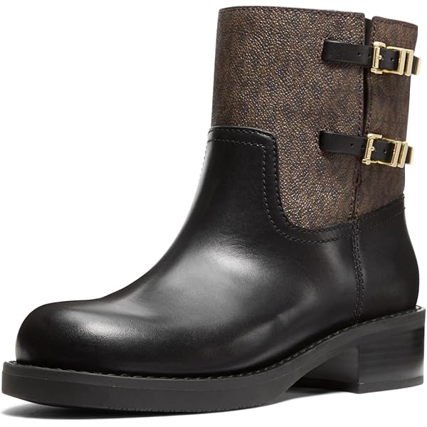 Amazon.com | Michael Kors Porter Mid Bootie Anthracite 6.5 M